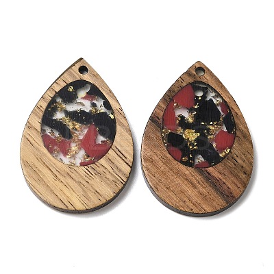 Wood & Resin Pendant WOOD-H104-23-02-1