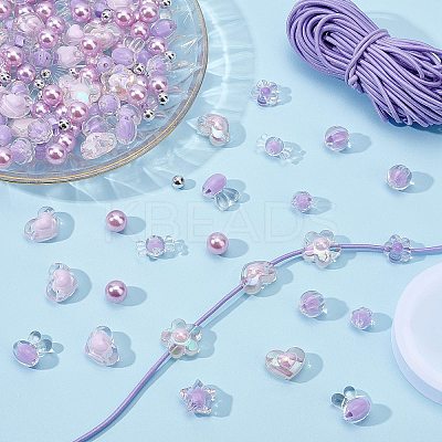 Transparent Acrylic Beads TACR-PH0001-36-1