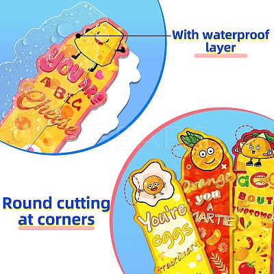 20 Sheets Laser Cute Paper Bookmark AJEW-Q148-04-1