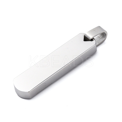 304 Stainless Steel Pendants STAS-U043-09P-1