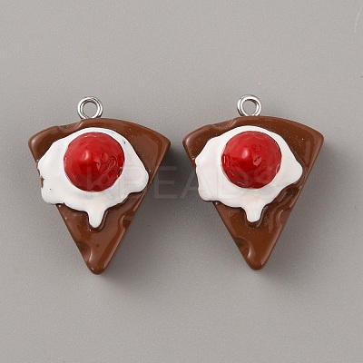 Opaque Resin Pendants RESI-CJC0020-20E-1