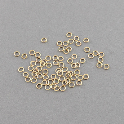 Iron Open Jump Rings IFIN-R189-8x0.7mm-G-1