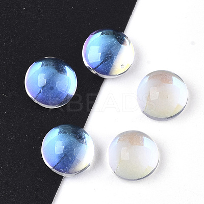 Transparent Glass Cabochons EGLA-N004-03D-01-1