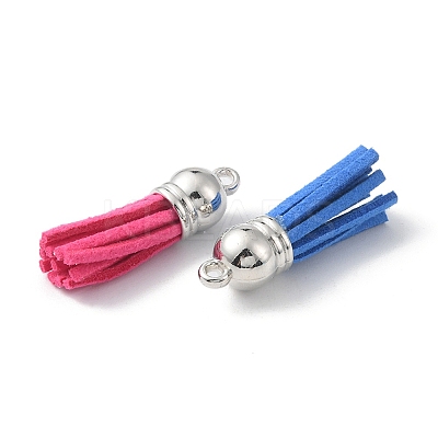 10Pcs 10 Styles Faux Suede Tassel Pendant Decorations FIND-YW0001-97-1