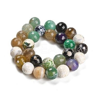 Natural Agate Beads Strands G-L595-A01-01D-1