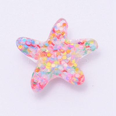 Transparent Flatback Resin Cabochons Accessories RESI-WH0009-77-1