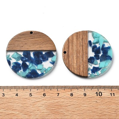 Resin and Walnut Pendants FIND-R051-05A-1