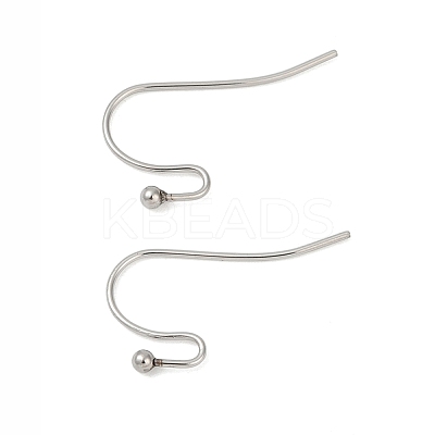 Non-Tarnish 316 Surgical Stainless Steel Earring Hooks STAS-M288-04P-1