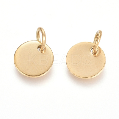 Ion Plating(IP) 304 Stainless Steel Charms STAS-I124-01C-G-1