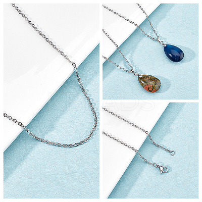 DIY Pendant Necklaces Making Kits DIY-UN0002-13P-1