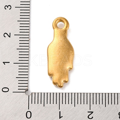 304 Stainless Steel Pendant Rhinestones Setting STAS-M072-10G-1