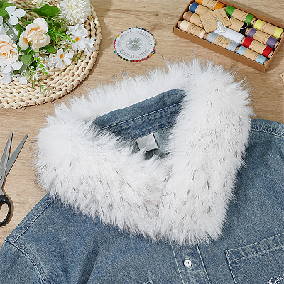 1Pc Artificial Fur Chenille Stick Collars Trim for Sewing Craft Decor FIND-BC0019-22B-1