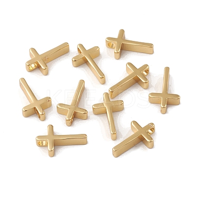 Rack Plating Brass Charms KK-G452-27G-1