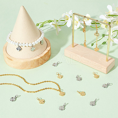 Brass Charms KK-BC0004-40-NR-1