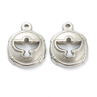 Non-Tarnish 304 Stainless Steel Pendants LS-STAS-P279-48P-1