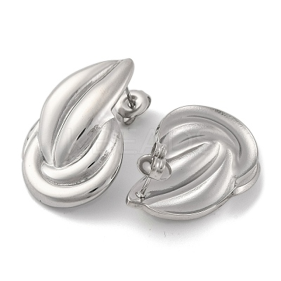 Non-Tarnish 304 Stainless Steel Stud Earrings for Women EJEW-N054-15P-1