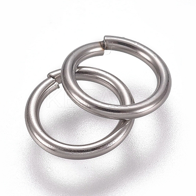 Tarnish Resistant 304 Stainless Steel Soldered Closed Jump Rings STAS-M274-024B-1