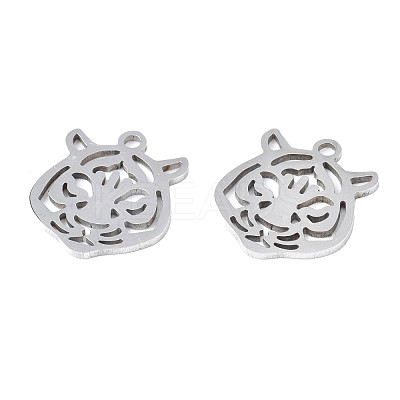 Non-Tarnish 201 Stainless Steel Pendants STAS-T044-282P-1