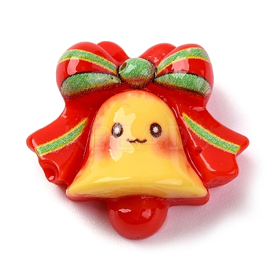 Colorful Christmas Theme Resin Cabochons RESI-R451-01B-1