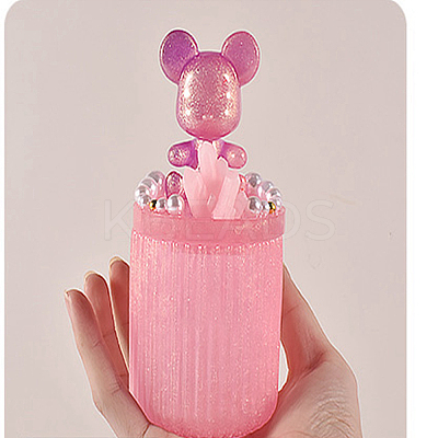 Column DIY Silicone Bear Storage Box Molds LS-DIY-G079-20B-1