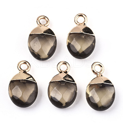 Faceted Glass Charms X-GLAA-N040-007A-1