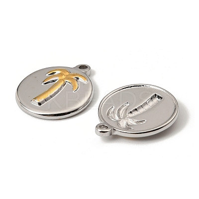 304 Stainless Steel Pendants STAS-T068-54A-GP-1