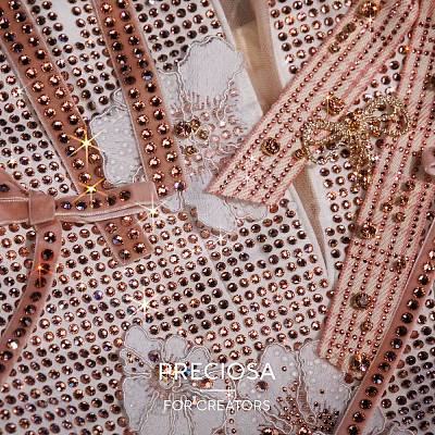 Preciosa® MAXIMA Crystal Round Stones Y-PRC-RBSS39-50730-1