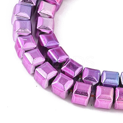 Electroplated Synthetic Non-magnetic Hematite Beads Strands G-A263-H01-04-1
