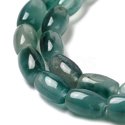 Natural Dyed White Jade Beads Strands G-M402-A01-10-1