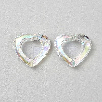 Plating Acrylic Beads LS-MACR-WH0010-20A-03-1