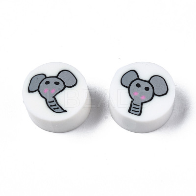 Handmade Polymer Clay Beads CLAY-N008-036K-1
