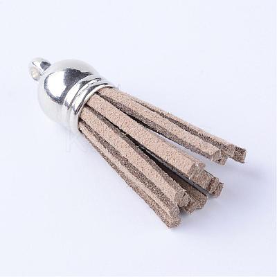 Faux Suede Tassel Pendant Decorations FIND-T002-A08-1