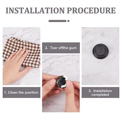 15Pcs Synthetic Rubber Car Door Shock Absorber FIND-GF0003-82-1