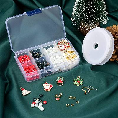 DIY 4 Pairs Earring/Bracelets Making Kits DIY-FS0001-41-1
