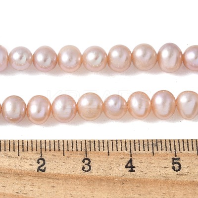 Natural Cultured Freshwater Pearl Beads Strands PEAR-I007-07O-05B-1