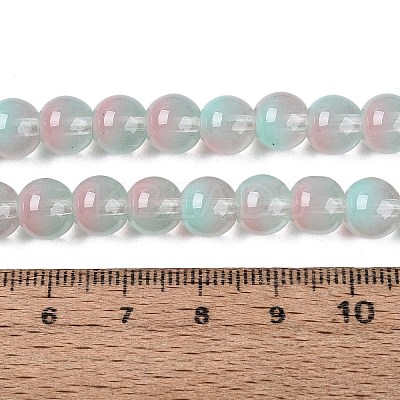 Transparent Glass Imitation Cat Eye Beads Strands GLAA-Q110-01B-11-1