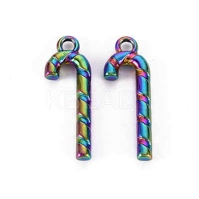 Rainbow Color Alloy Pendants PALLOY-S180-273-NR-1