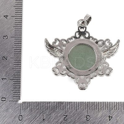 Natural & Synthetic Mixed Gemstone Pendants G-I366-02P-1