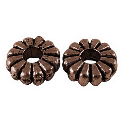 Tibetan Style Spacer Beads LS-TIBEB-LF0720YKG-R-FF-1