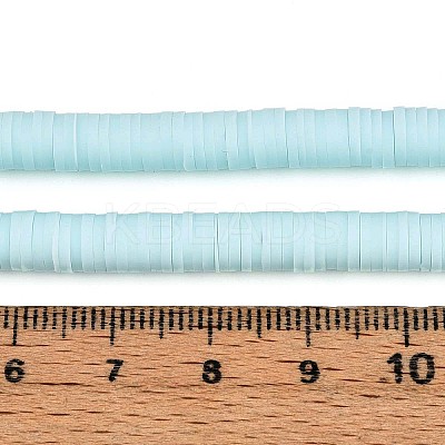 Handmade Polymer Clay Beads Strands CLAY-R089-6mm-032-1