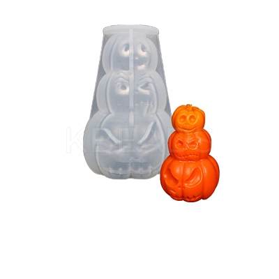DIY Halloween 3 Pumpkin Jack-O'-Lantern Candle Silicone Molds DIY-F110-05-1