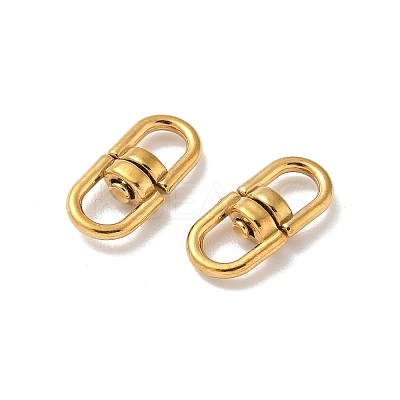 304 Stainless Steel Double Eye Swivel Clasps STAS-L300-011C-G-1