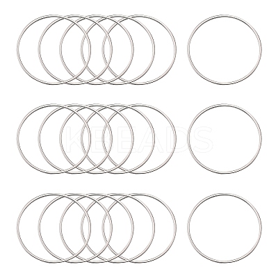 Tarnish Resistant 304 Stainless Steel Linking Ring LS-X-STAS-T047-15C-1