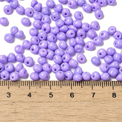 6/0 Opaque Baking Paint Glass Seed Beads X1-SEED-M012-02A-09-1
