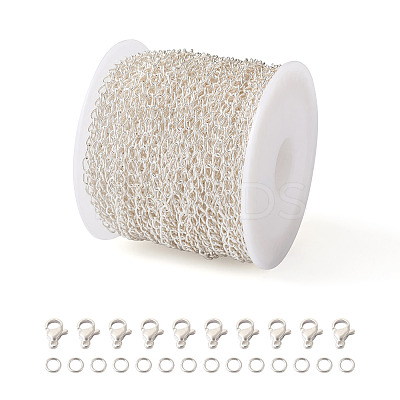 DIY Chain Bracelet Necklace Making Kit DIY-YS0001-43-1