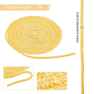 5M Eco-Friendly PVC Tubular Synthetic Rubber Cord RCOR-GF0001-01A-1