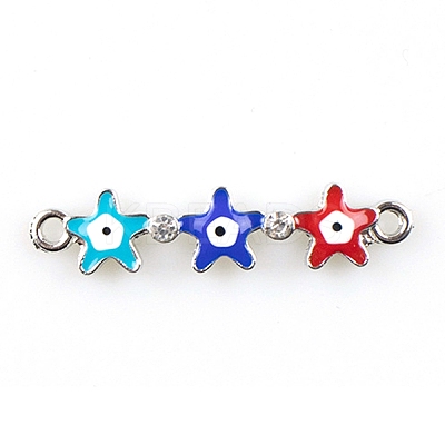 Alloy Enamel Connector Charms FIND-TAC0016-26D-1
