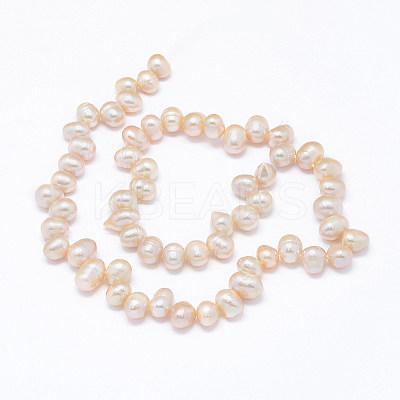 Natural Cultured Freshwater Pearl Beads Strands PEAR-G004-03D-01-X-1