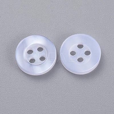 4-Hole Plastic Buttons BUTT-S020-11-11.5mm-1