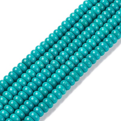 Natural Magnesite Beads Strands TURQ-G148-27-10mm-1